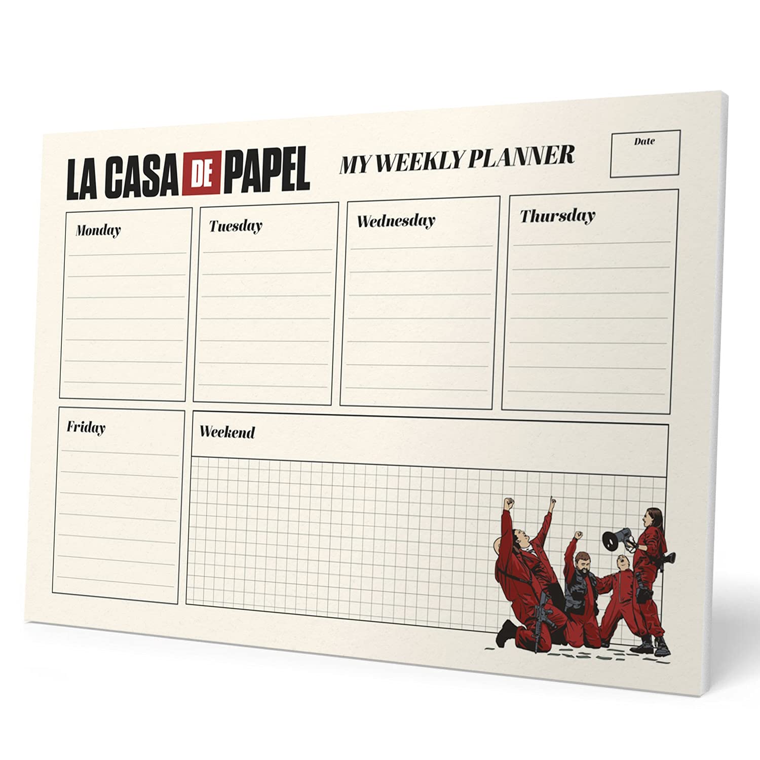Planner A4 Da Scrivania La Casa Di Carta