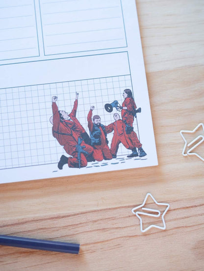 Planner A4 Da Scrivania La Casa Di Carta