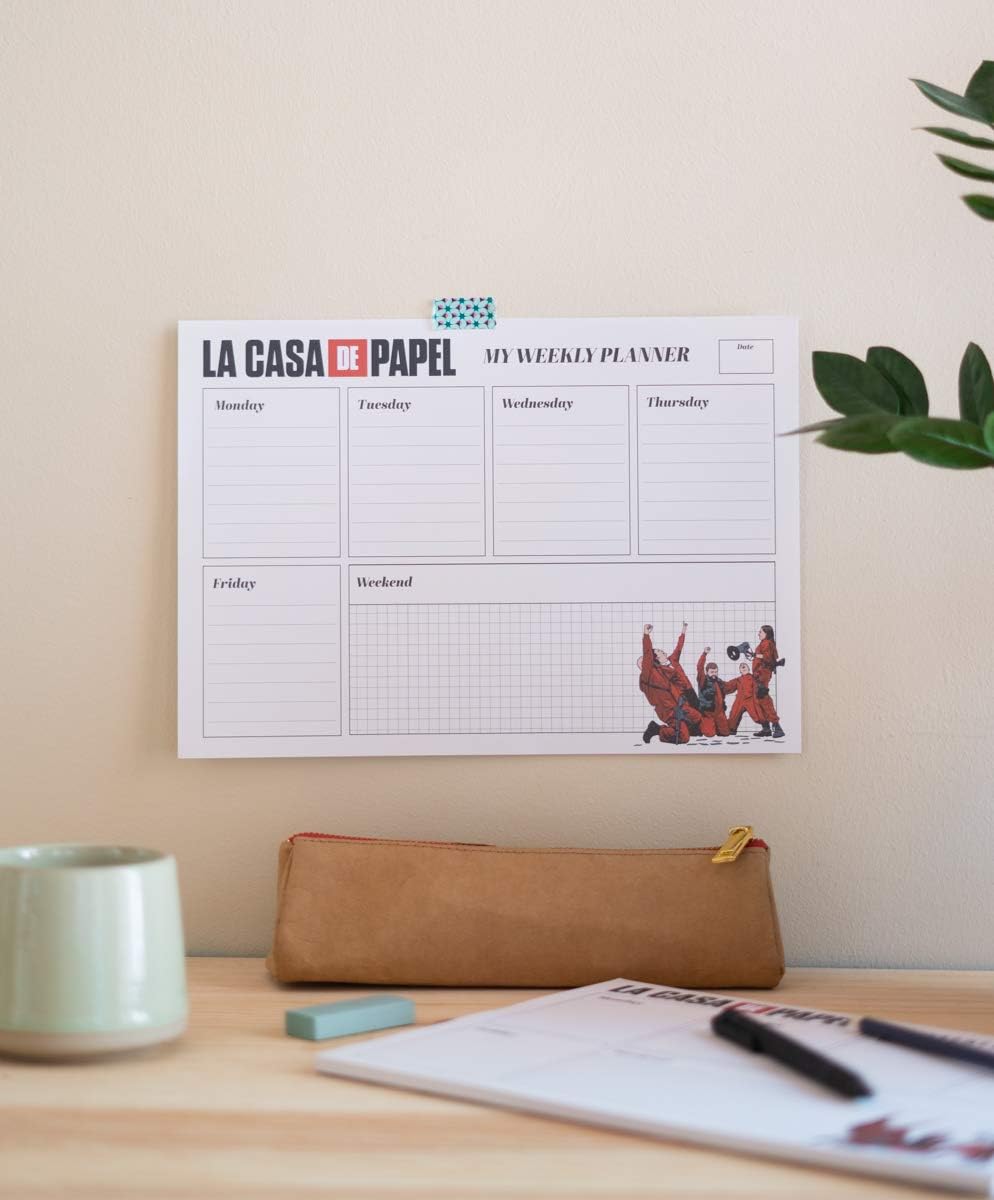 Planner A4 Da Scrivania La Casa Di Carta