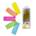 Pukka Pad Irlen Reading Rulers Designed to Help with Visual Processing – Pack of 5 with Pre-Printed Colour Rulers in Blue, Green, Orange, Red, and Yellow in Zipper Wallet – 19 x 7cm, 250um PET
