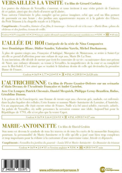 Versailles, La Visite + L'allée Du Roi (l'intégrale) + L'autrichienne + Marie-antoinette