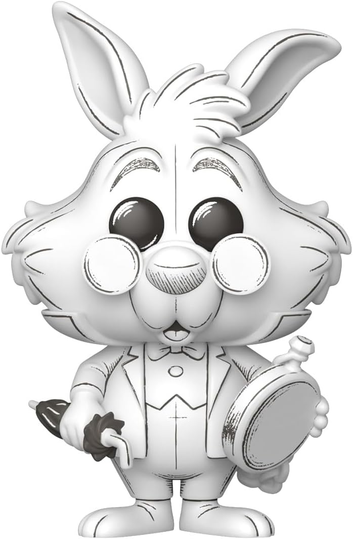 Funko Pop! Disney: Sketched - Alice in Wonderland - White Rabbit - Collectable Vinyl Figure - Gift Idea - Official Merchandise - Toys for Kids & Adults - Model Figure for Collectors and Display