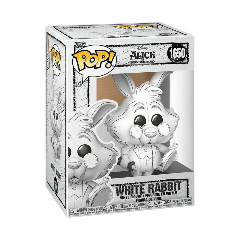 Funko Pop! Disney: Sketched - Alice in Wonderland - White Rabbit - Collectable Vinyl Figure - Gift Idea - Official Merchandise - Toys for Kids & Adults - Model Figure for Collectors and Display
