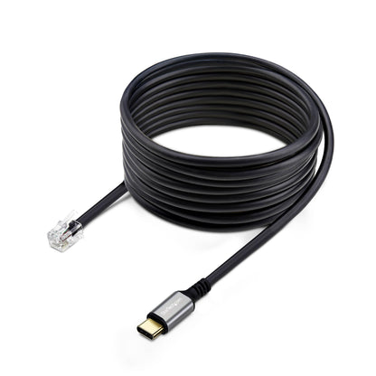 Startech.Com Usb-C To Rj9 Adapter For Office Phone Handset Or Wired/Wireless Headset, Use Existing Landline Hardware, 6F