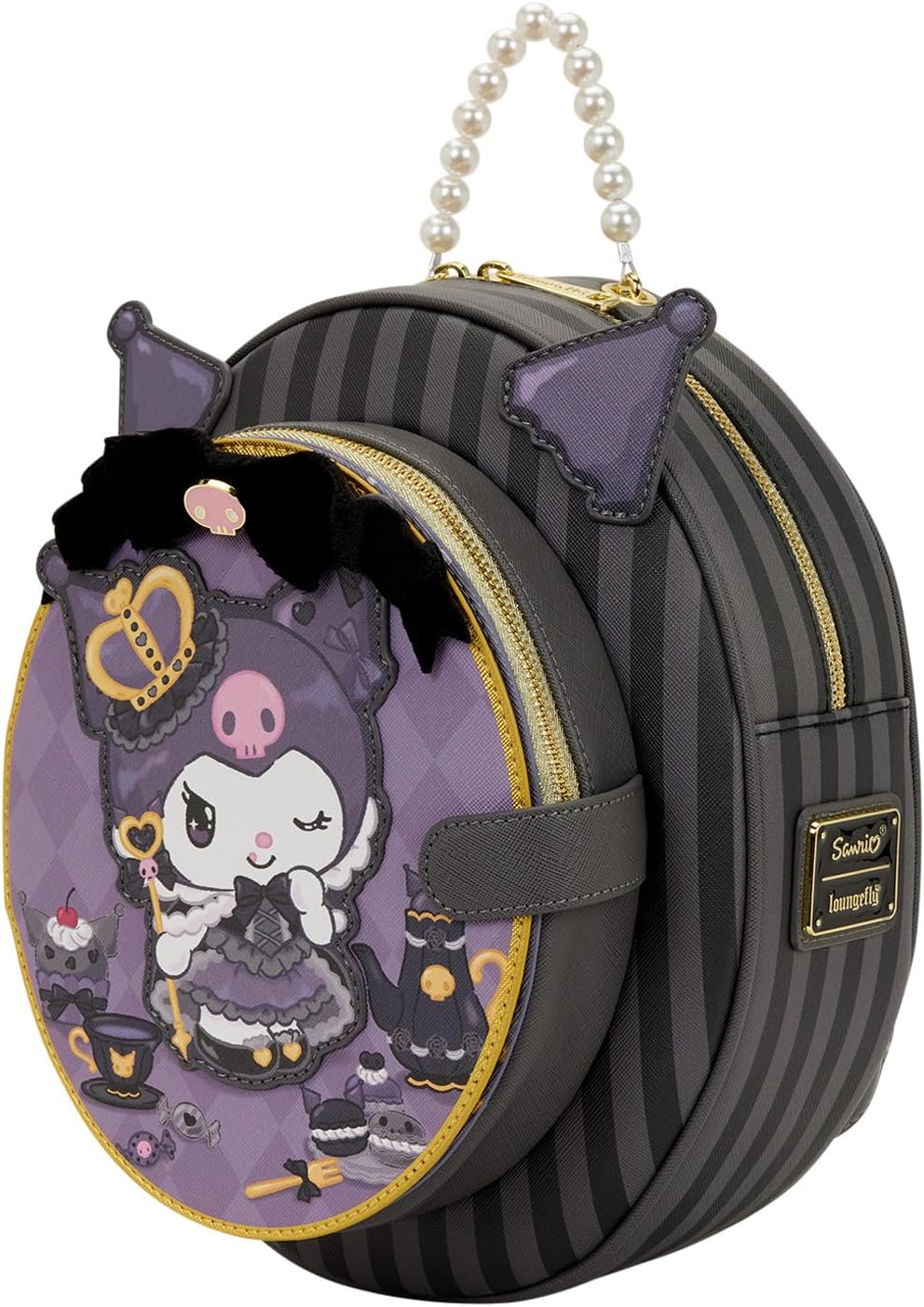 Loungefly Sanrio Kuromi Mini-Rucksack zum 20. Jahrestag