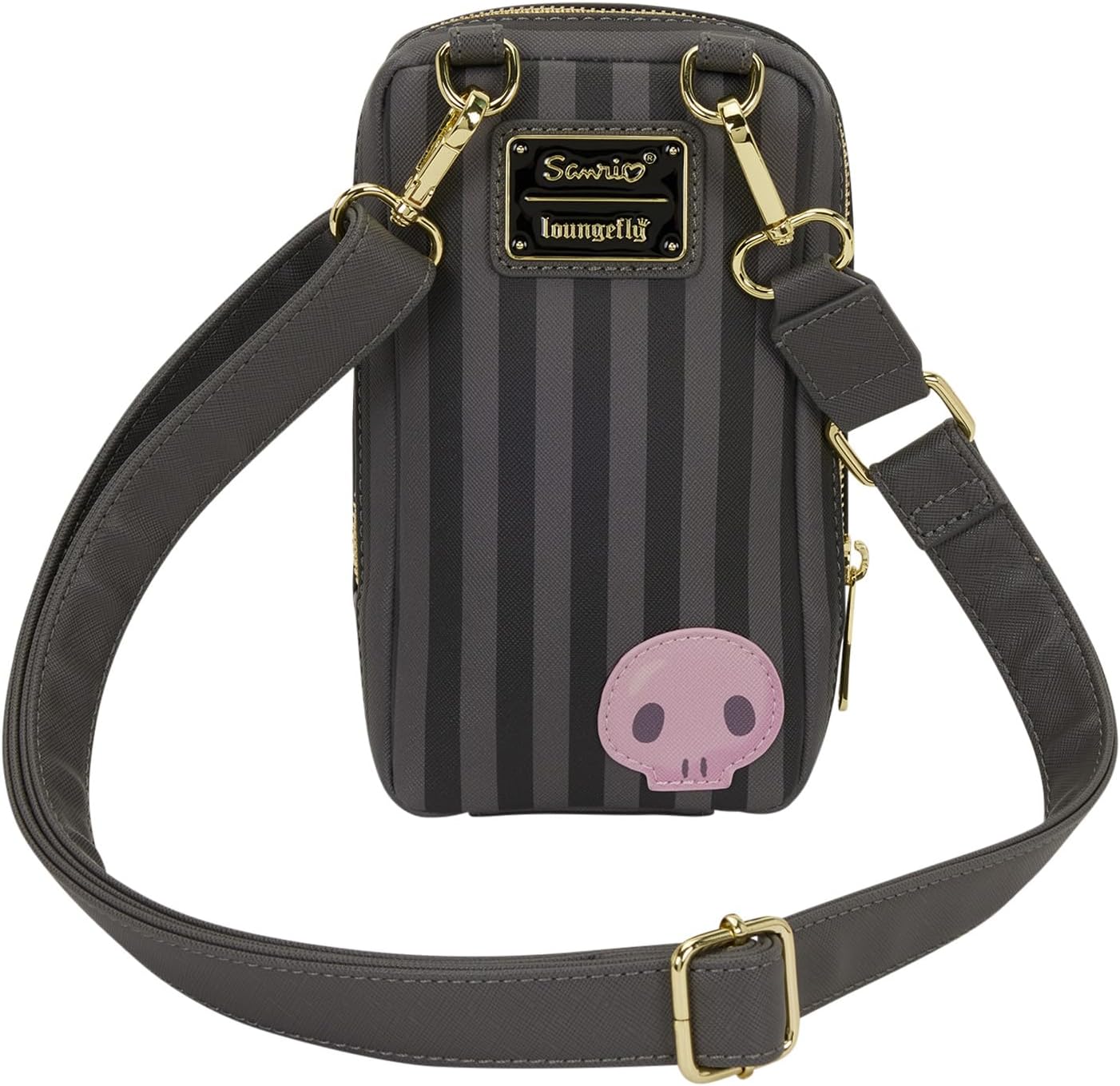 Loungefly Sanrio Kuromi 20Th Anniversary Cell Phone Crossbody Bag with Coin Bag