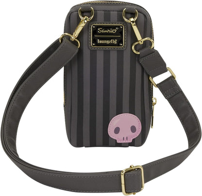 Loungefly Sanrio Kuromi 20Th Anniversary Cell Phone Crossbody Bag with Coin Bag