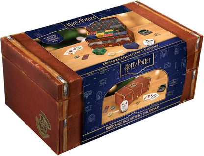 Scatola dei ricordi di Harry Potter, calendario dell'Avvento, 24 giorni di Harry Potter, regali e sorprese di cancelleria, conto alla rovescia fino a Natale, regalo per le festività con licenza