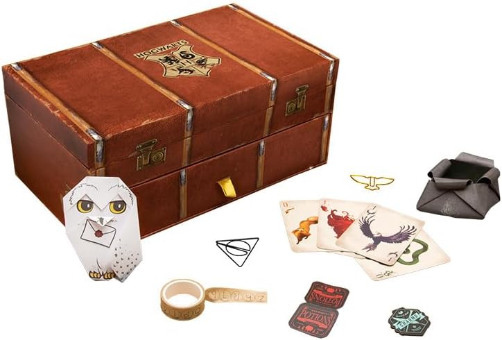 Scatola dei ricordi di Harry Potter, calendario dell'Avvento, 24 giorni di Harry Potter, regali e sorprese di cancelleria, conto alla rovescia fino a Natale, regalo per le festività con licenza