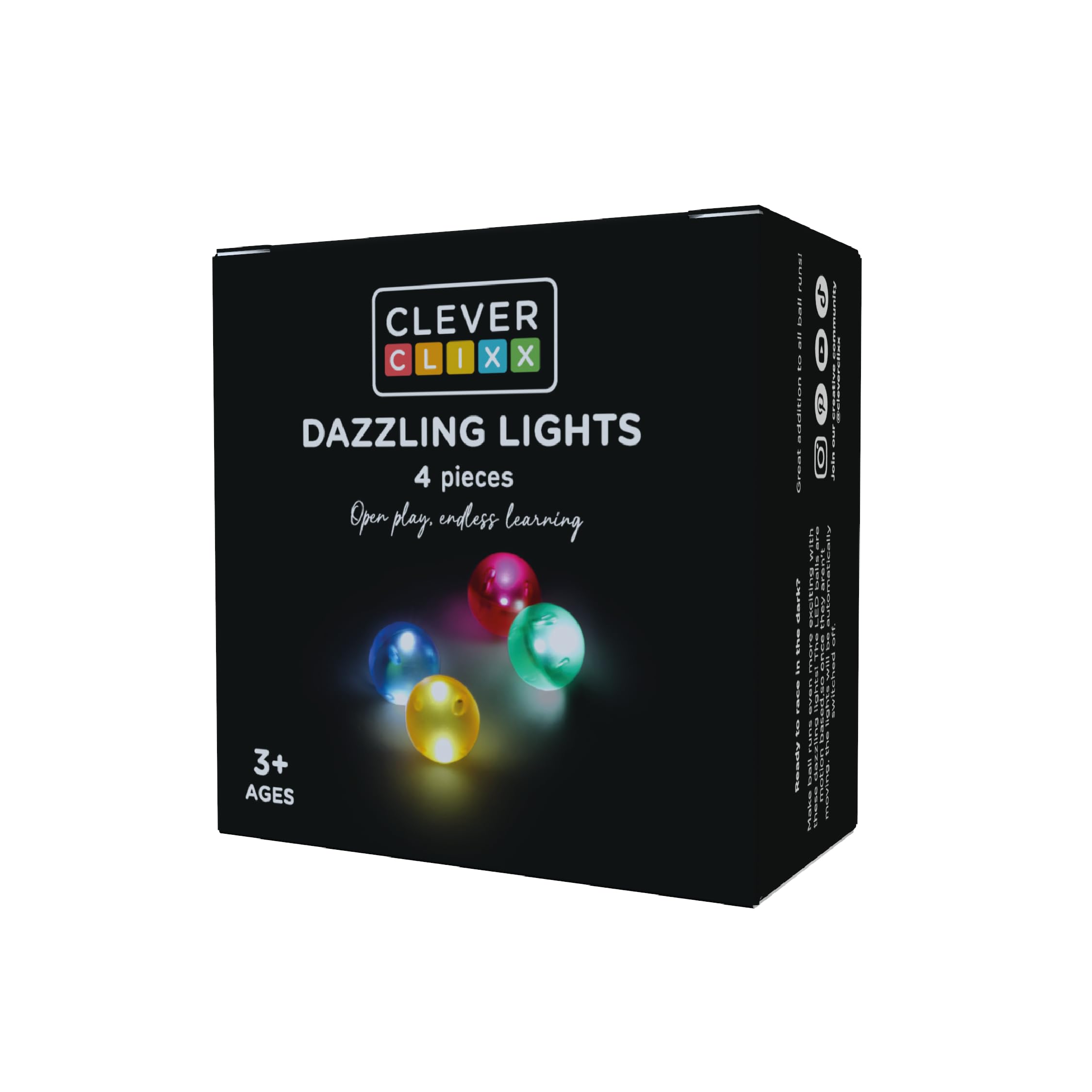 Lichtgevende Ballen voor Knikkerbaan