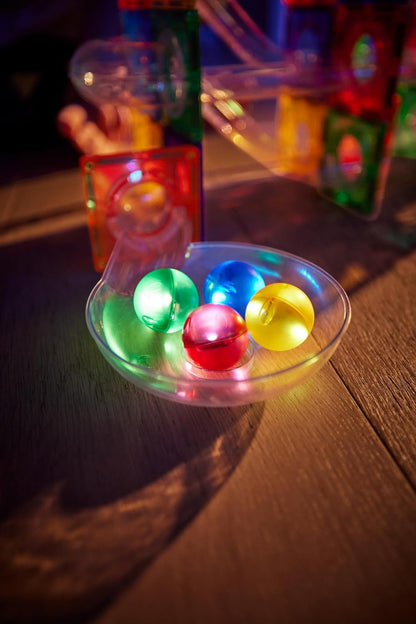 Lichtgevende Ballen voor Knikkerbaan
