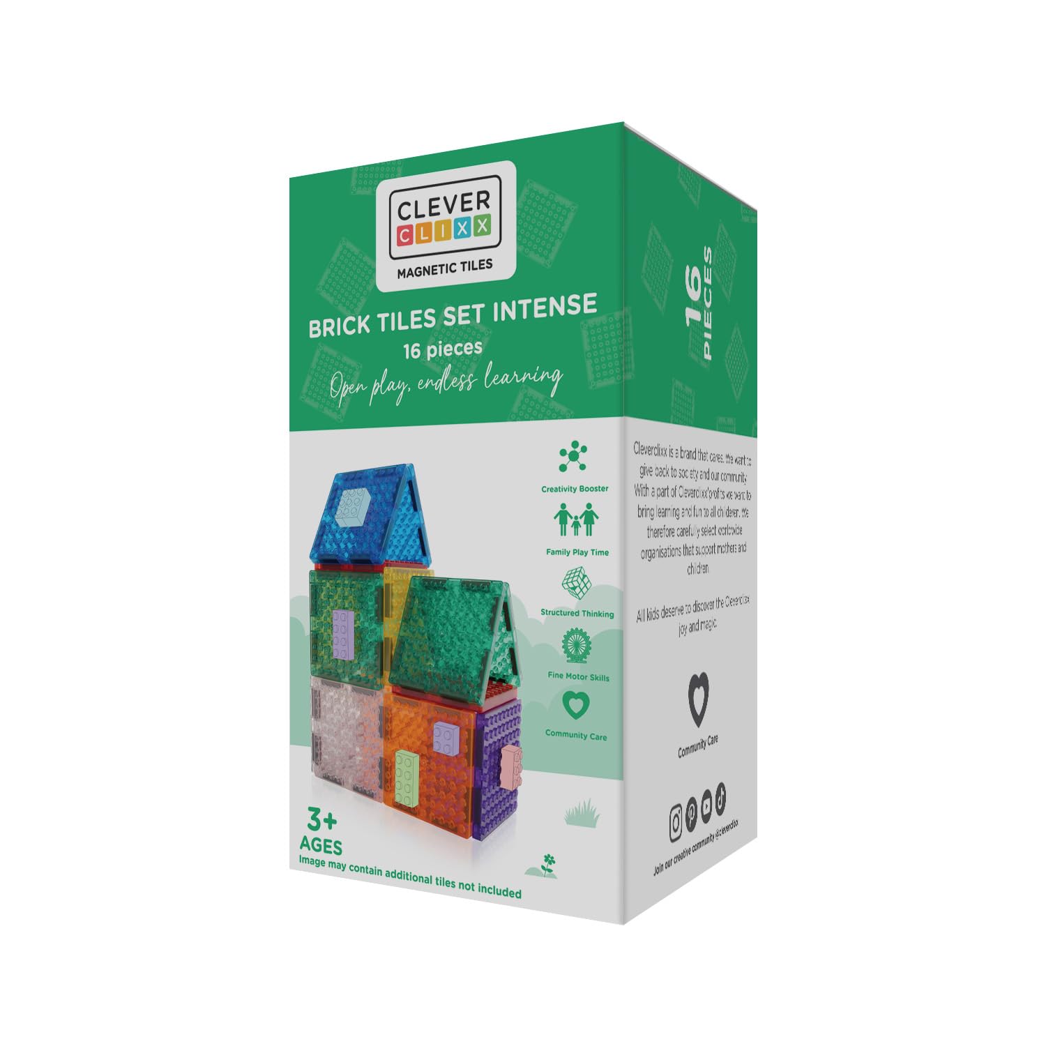 Magnetische Tegels - Brick Tiles - 16 stuks