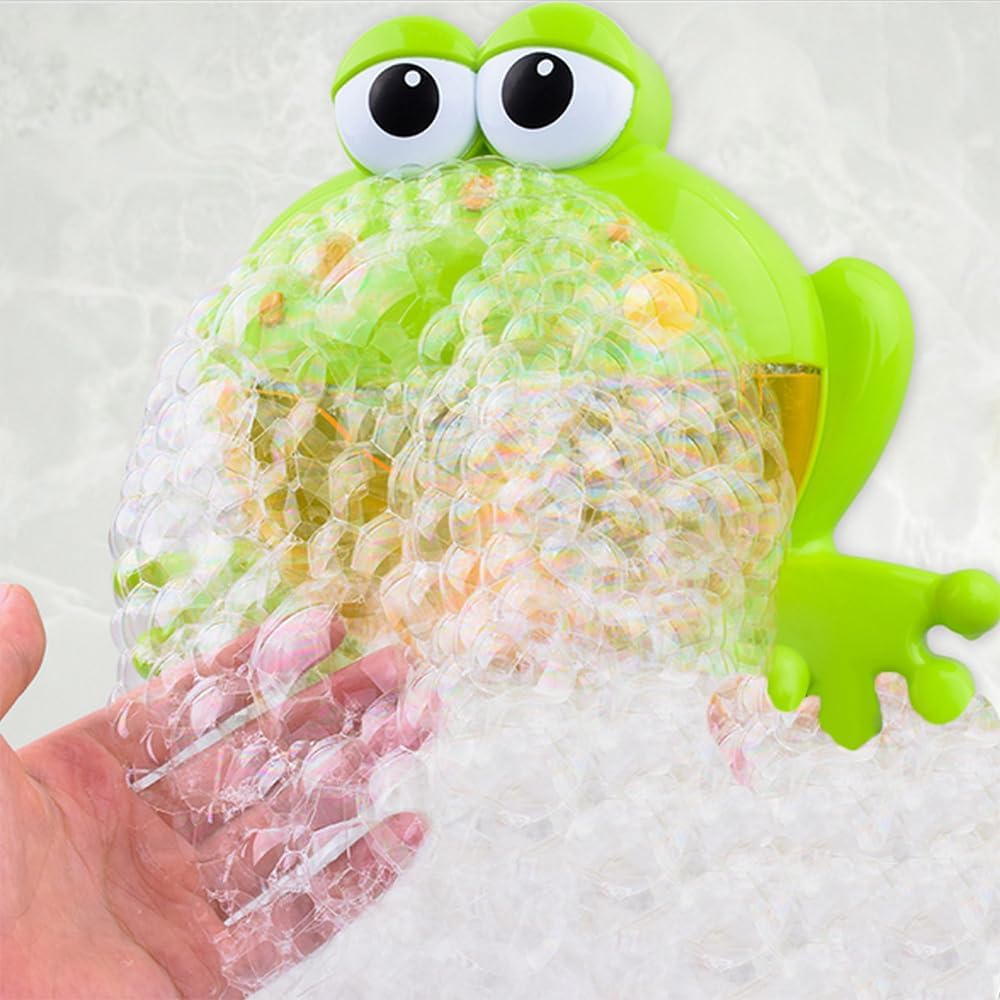 Bath Toy Frog Bubbles And Music, Green