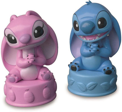 Clementoni Disney Baby - Baby Blokken met Stitch Busje - Bouwblokken voor Kinderen - Kleurrijke Stapelblokken met Speelgoed Auto