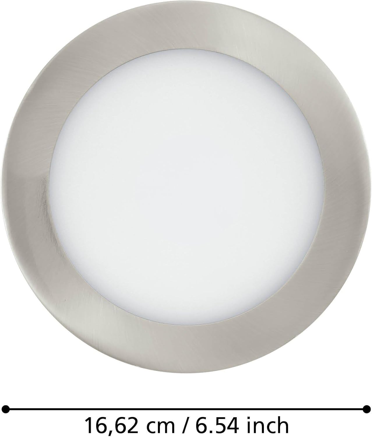 Eglo Fueva-Z Smart Recessed Light - Brushed Steel +16.5 Cm - Tunable White - Zigbee & Bluetooth