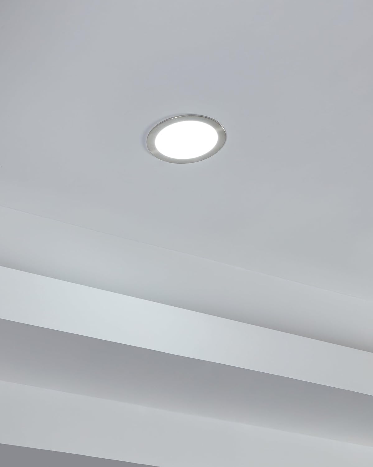 Eglo Fueva-Z Smart Recessed Light - Brushed Steel +16.5 Cm - Tunable White - Zigbee & Bluetooth