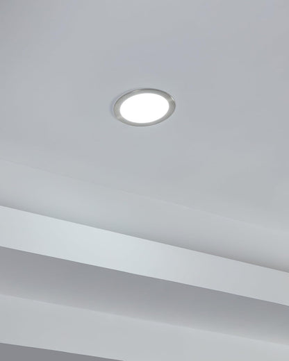 Eglo Fueva-Z Smart Recessed Light - Brushed Steel +16.5 Cm - Tunable White - Zigbee & Bluetooth