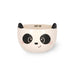 LEGAMI - Stoneware Cereal Cup, Good Morning Panda Theme, Breakfast Cup, Microwave Safe, Dishwasher Safe, Capacity up to 400 ml, 12 x 9 cm