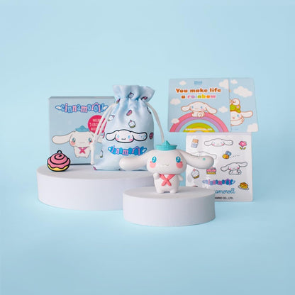 Comansi Figurine à Collectionner Cinnamoroll avec 5 Accessoires exclusifs Hello Kitty and Friends