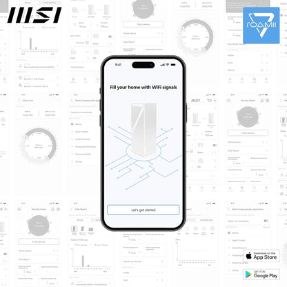 Msi Roamii Be Lite Mesh System -1 Pack