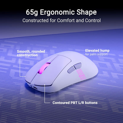 ASUS ROG Keris II Ace Wireless Gaming Mouse, 54g Lightweight, AimPoint Pro 42K Optical Sensor, Optical Micro Switches, SpeedNova Wireless, ROG Polling Rate Booster, Esports & FPS Gaming, White