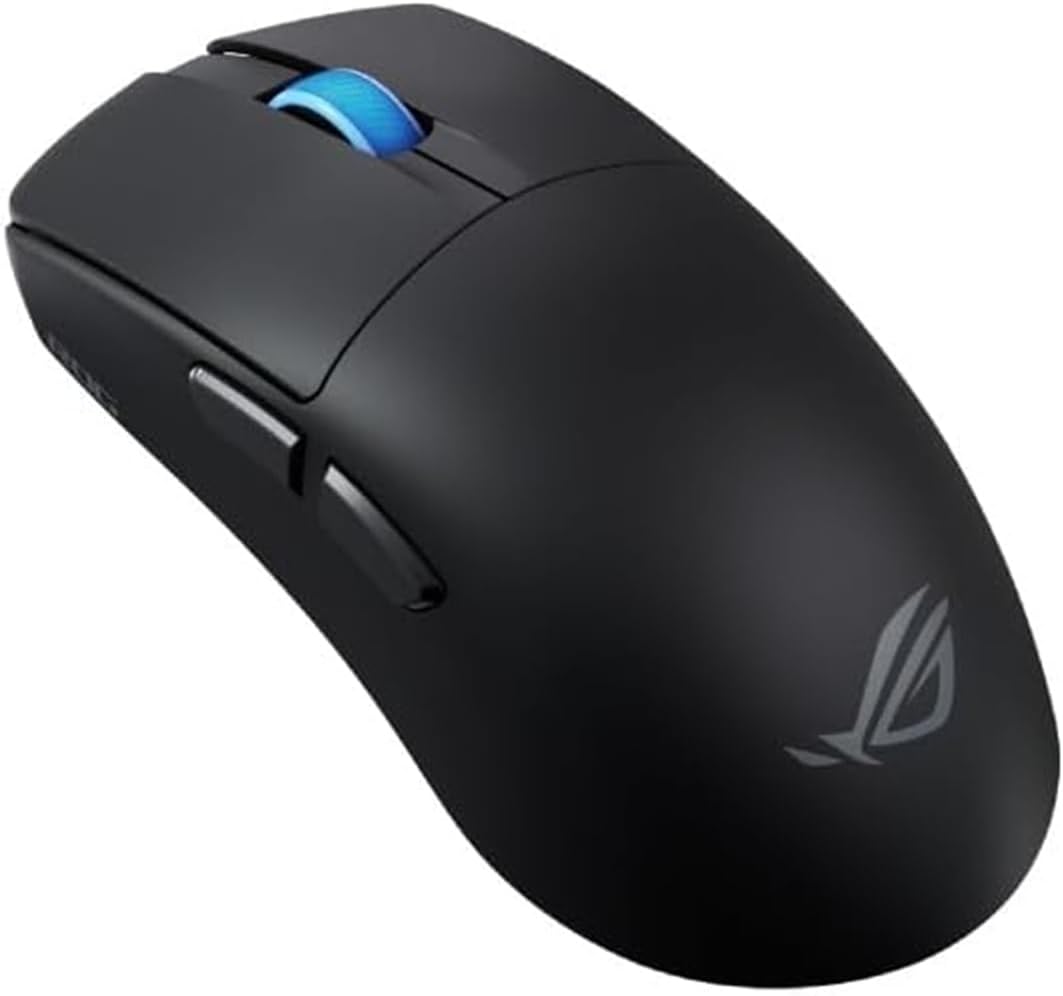 ASUS ROG Harpe II Ace Wireless Esports Gaming Mouse, 48g Lightweight, Symmetrical, AimPoint Pro 42K Optical Sensor, Optical Switches, 8K Polling, 5 Programmable Buttons, FPS Games (Black)