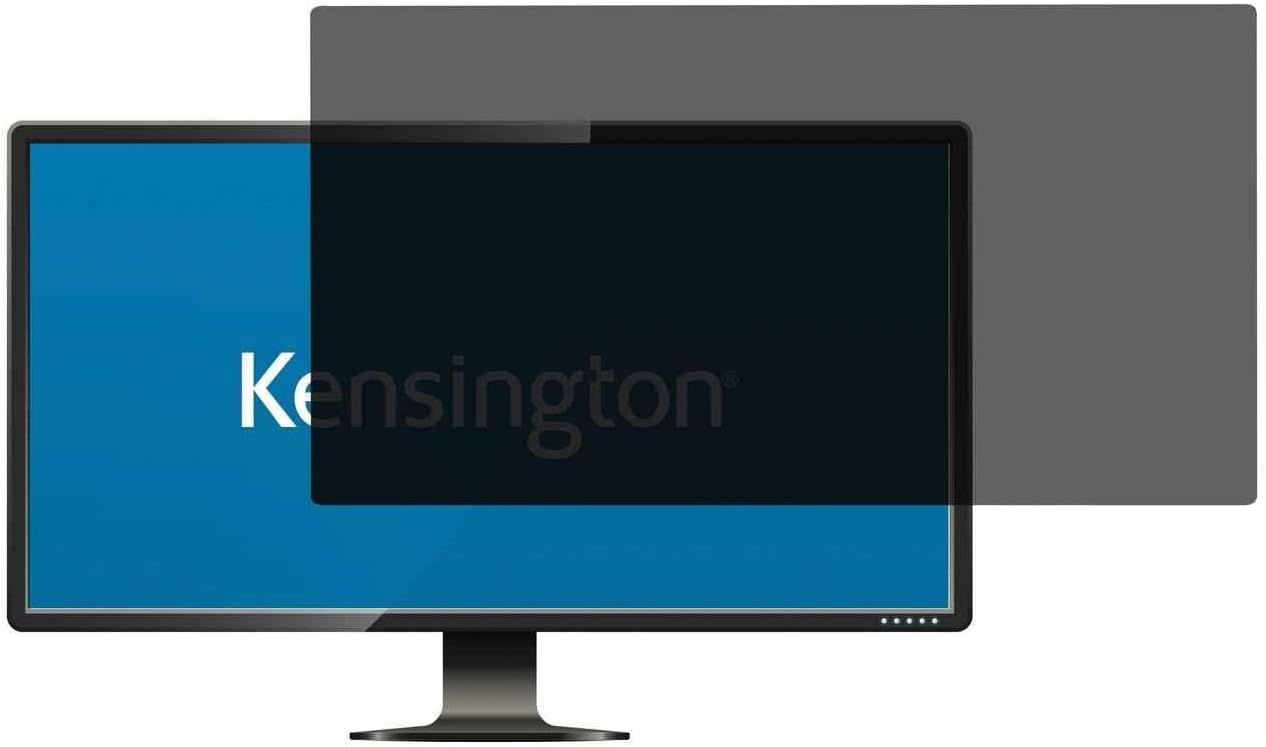 Kensington Monitor Screen Privacy Filter 19.5 Inch, 16: 9, LG, ViewSonic, Samsung - limits viewing angle supporting GDPR compliance, reduced blue light via anti-glare coating
