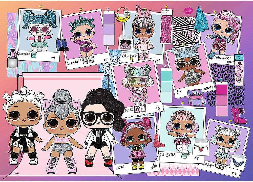 Trefl   ``200``   Lovely dolls / MGA LOL Surprise!
