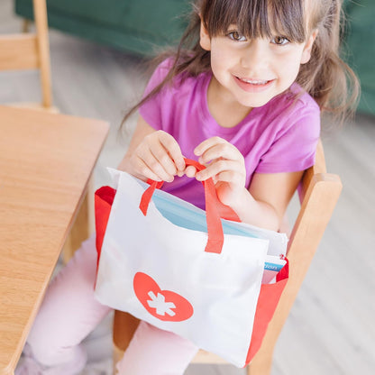 Melissa & Doug - Mallette Docteur 25 Pièces - Jeu De Rôle Apprenti Docteur - Jeu Imitation - Jouet D'Activité, De Développement Et D'Apprentissage - Cadeau Enfant 3 Ans Et +