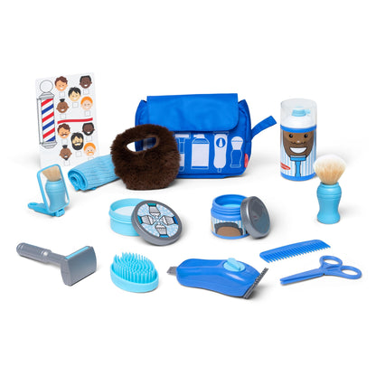 Melissa & Doug Ensemble de Jeu d'imitation de barbier ; Jouet de Rasage pour garçons et Filles à partir de 3 Ans