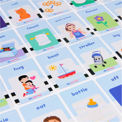 Ms. Rachel Official First Words Talking Flash Cards with Electronic Reader, 100 Words, Educational Toys & Toddler Toys for Girls & Boys Ages 1-2+