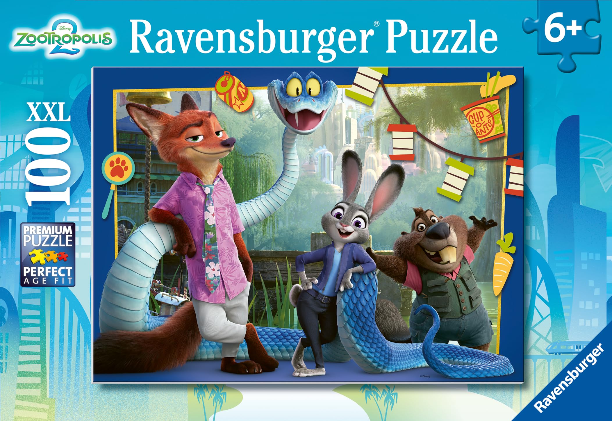 Kinderpuzzle 100 XXL Teile - Zurück in Zoomania
