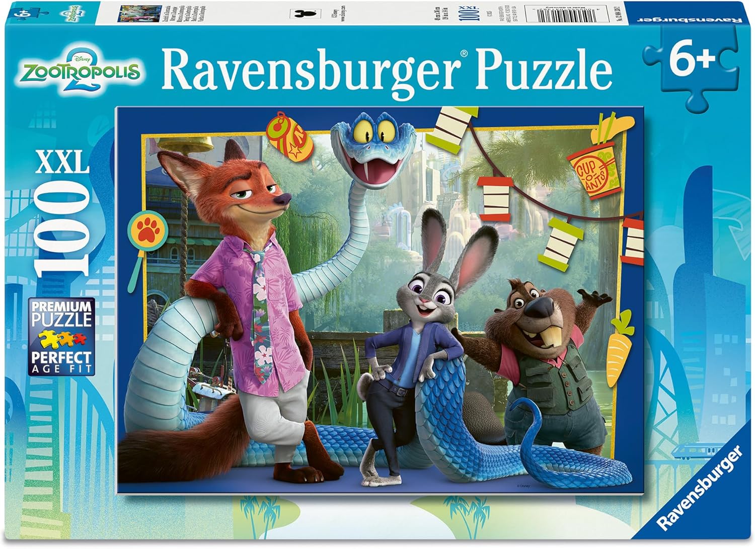 Kinderpuzzle 100 XXL Teile - Zurück in Zoomania