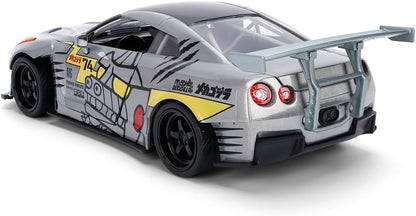Jada GODZILLA MECHAGODZILLA 2009 NISSAN GT-R W/FIG 1:24 scale model vehicle to collect, play and display, suitable for gift, party favors, Christmas and birthdays