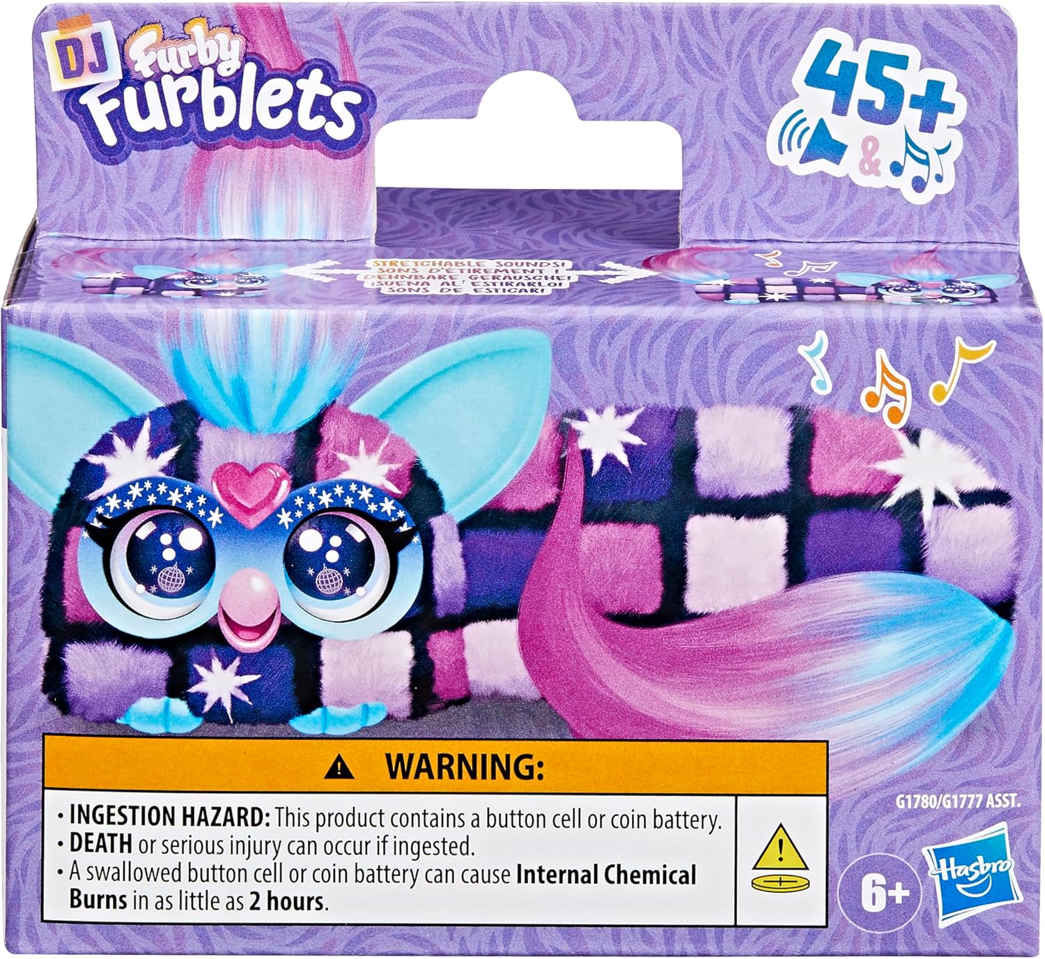 Furby DJ Furblets Dis-Co-Dazz Plush Toy, 11.4 x 12.3 x 6.8 Zentimeter