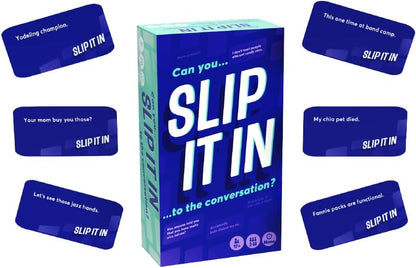 Gray Matters Games Slip It in | Quick to Learn & Play | Fun Party Game for Adults Ages 17+ | Perfect for Any Occasion