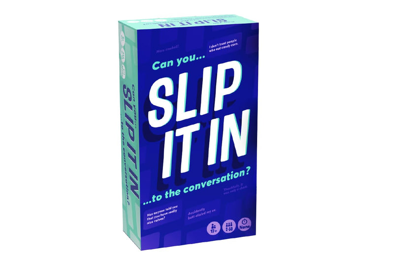 Gray Matters Games Slip It in | Quick to Learn & Play | Fun Party Game for Adults Ages 17+ | Perfect for Any Occasion