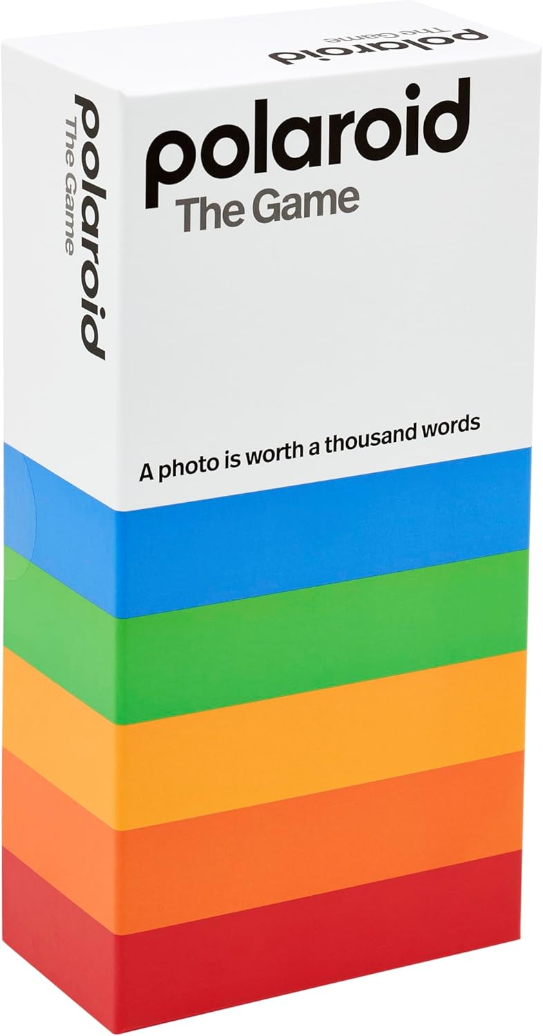 The Polaroid Game – Fun Storytelling Party Game with 150 Photo Cards & Electronic Polaroid Timer – Creative Family Board Game for Ages 7+ – Memory & Recall Challenge for 3+ Players