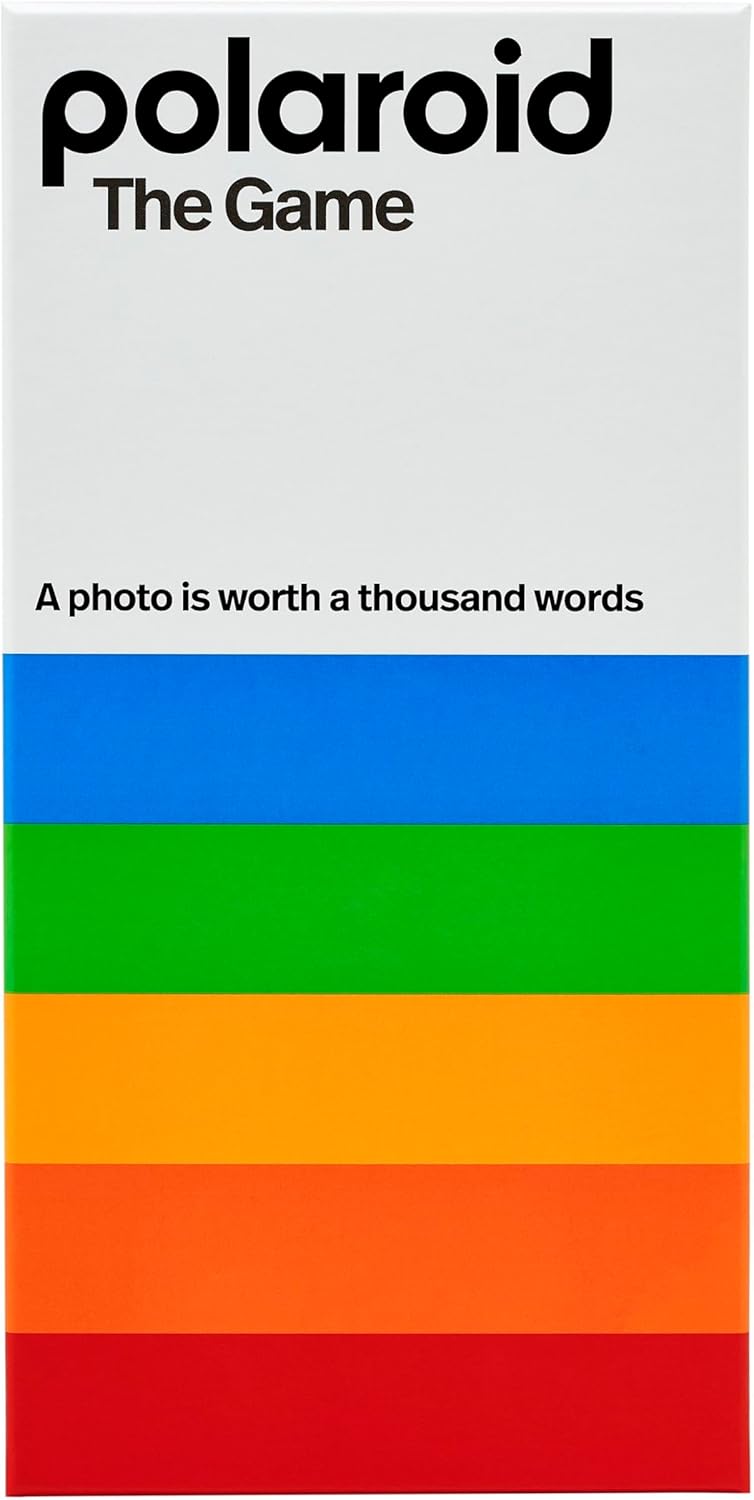 The Polaroid Game – Fun Storytelling Party Game with 150 Photo Cards & Electronic Polaroid Timer – Creative Family Board Game for Ages 7+ – Memory & Recall Challenge for 3+ Players
