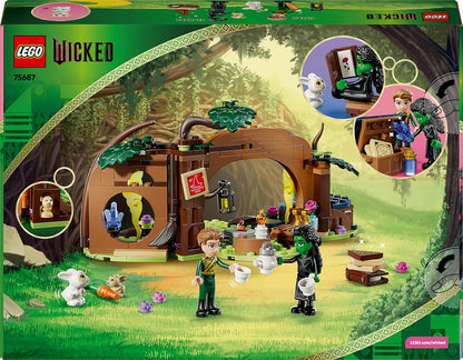 LEGO Wicked Elphaba's Retreat - Forest Building Toy with 2 Mini Dolls & 2 Animal Figures plus Accessories - Gift for 7+ Year Old Girls & Movie Fans - 75687