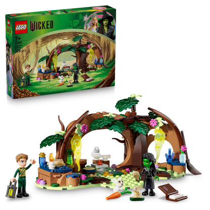LEGO Wicked Elphaba's Retreat - Forest Building Toy with 2 Mini Dolls & 2 Animal Figures plus Accessories - Gift for 7+ Year Old Girls & Movie Fans - 75687