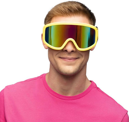 Boland - Skibrillen voor verkleedpartijen en feesten, stijlvolle skibrillen voor festivals, carnaval of apres ski themafeesten