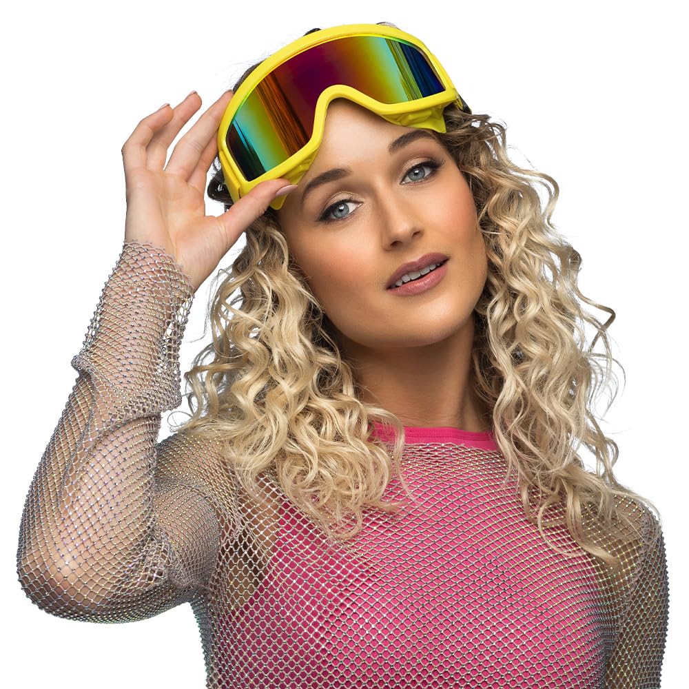 Boland - Skibrillen voor verkleedpartijen en feesten, stijlvolle skibrillen voor festivals, carnaval of apres ski themafeesten