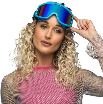 Boland- Skibrille für Kostüm und Party, stylische Brille für Festival, Karneval oder Apres Ski Mottoparty