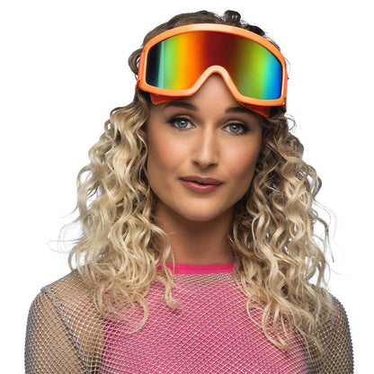 Boland - Skibrille für Kostüm und Party, stylische Brille für Festival, Karneval oder Apres Ski Mottoparty
