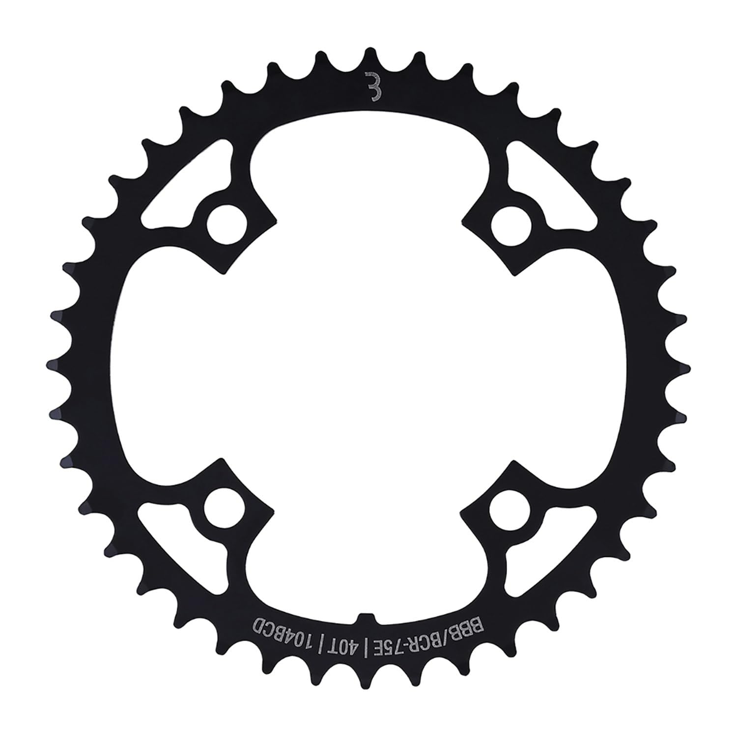 BCR-75E - E-bikeGear Chainring (40T, 104BCD, Black)