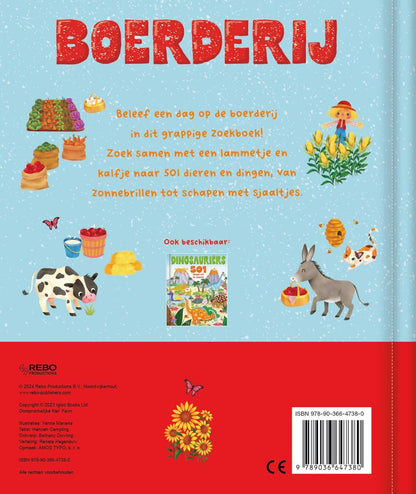Rebo Publishers - Boerderij - 501 Dingen Zoeken!