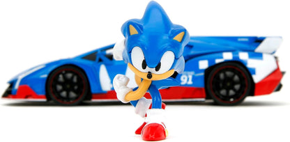 Jada SONIC LAMBORGHINI VENENO W/FIGURE 1:24