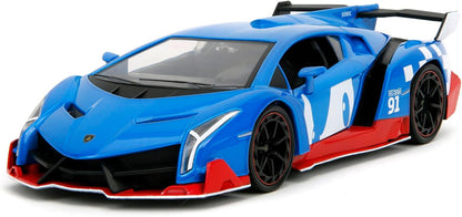 Jada SONIC LAMBORGHINI VENENO W/FIGURE 1:24
