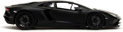 Fast & Furious JADA Toys SHAW'S LAMBORGHINI AVENTADOR 1:24 Die-Cast Modellauto, Spielzeug für Kinder und Erwachsene, Sammel- und Spielfahrzeug